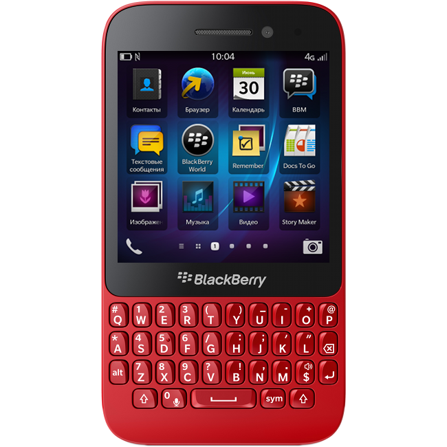BlackBerry_Q5_Red