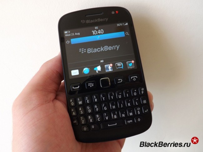 Не удается отобразить соглашение о blackberry