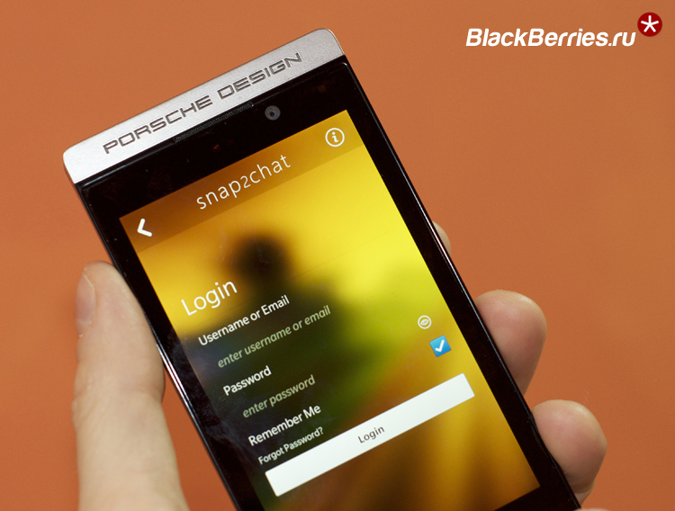 BlackBerry-P9982-SnapChat
