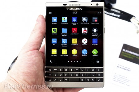 Обзор blackberry passport silver edition