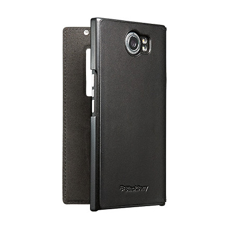 BlackBerry-Leather-Smart-Flip-Case-(Black)-1