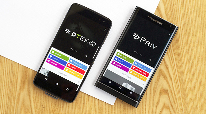 Сравниваем смартфоны BlackBerry PRIV, DTEK60 и DTEK50