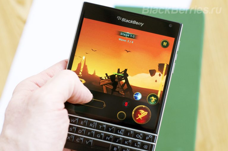 Не запускается игра blackberry