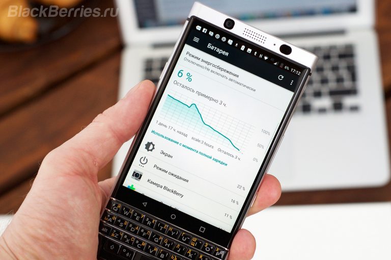 Смартфон blackberry keyone получил обновление android oreo