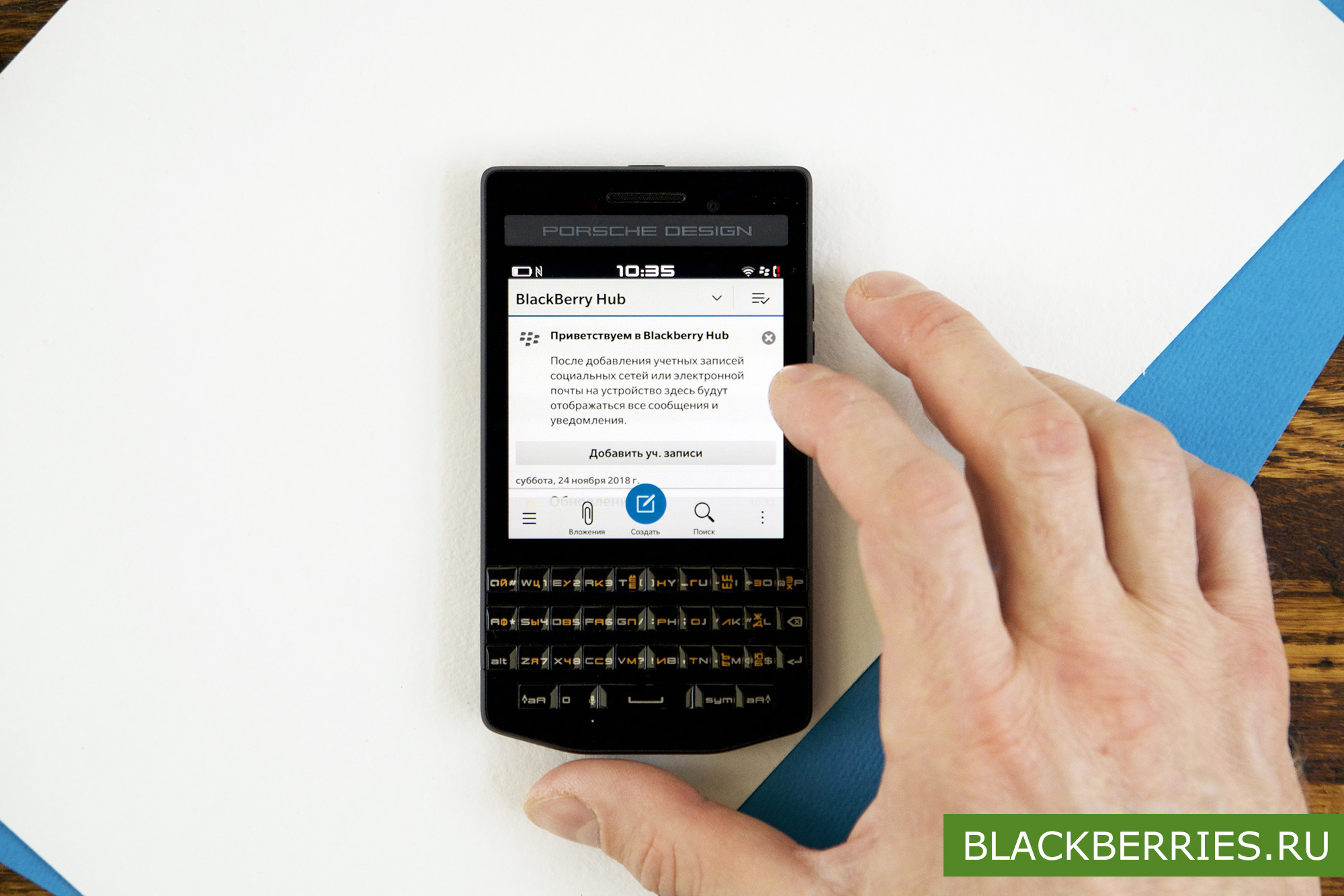 refsoch.ru Обзор смартфона Blackberry Porsche Design P